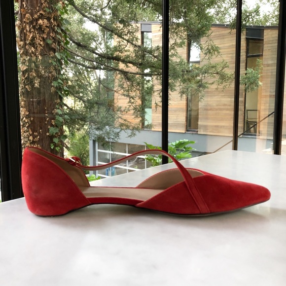 FarylRobin red suede flats - Picture 4 of 4